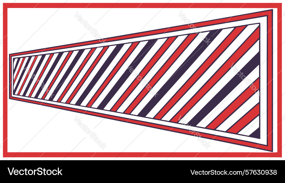 Dynamic diagonal striped pattern in red white Vector Image