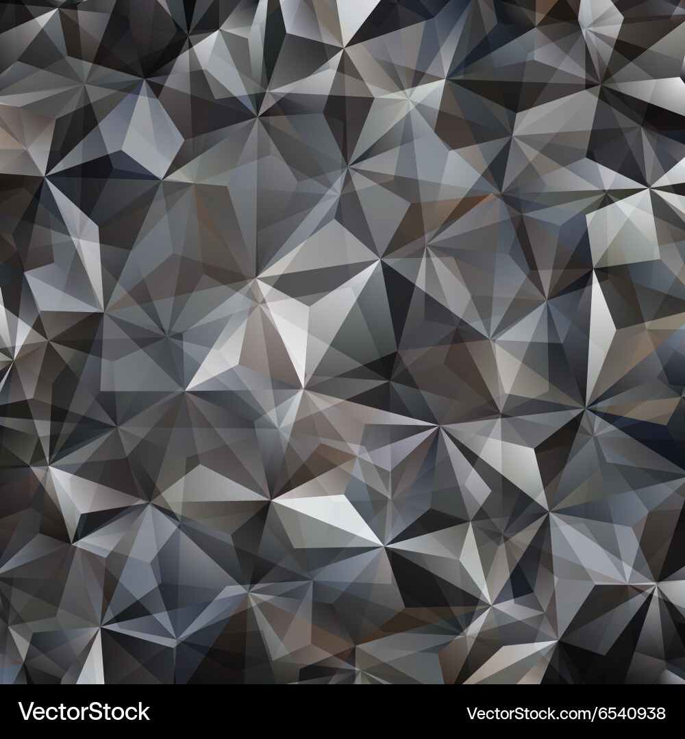 Geometric Gray Triangle Pattern Vector Image