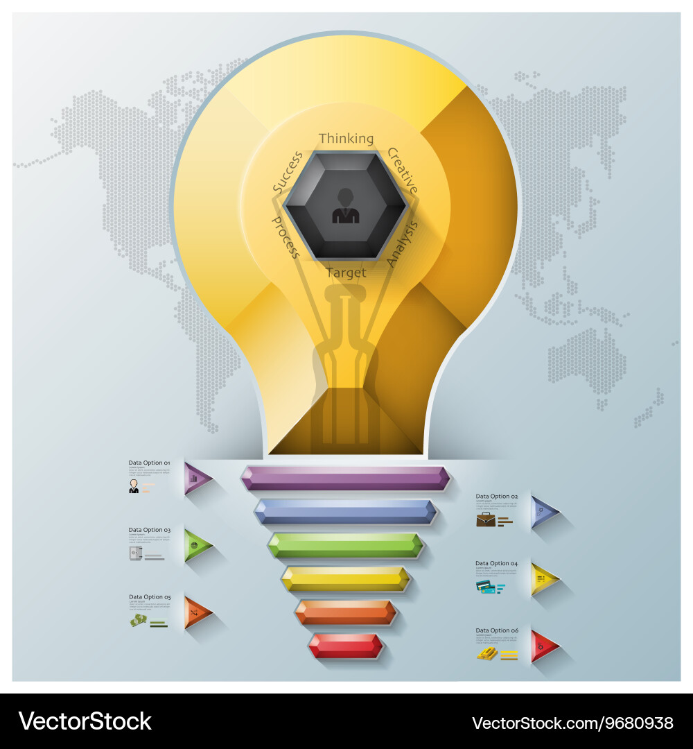 Light bulb three dimension polygon and triangle Light bulb three dimension polygon and triangle vector image