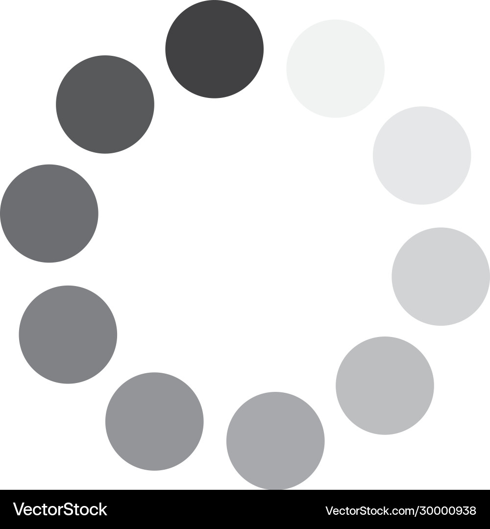 Loading indicator icon design vector image