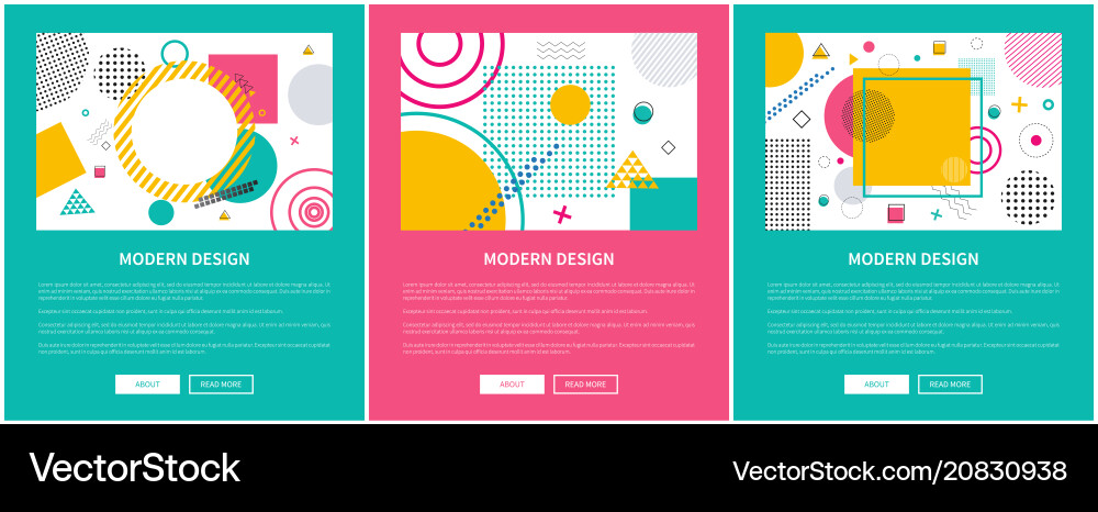 Modern design with pattern Modern design with pattern vector image