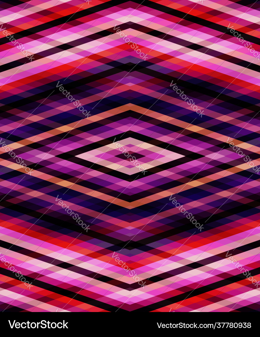 Pink Line Pattern - Abstract Seamless Vector Image