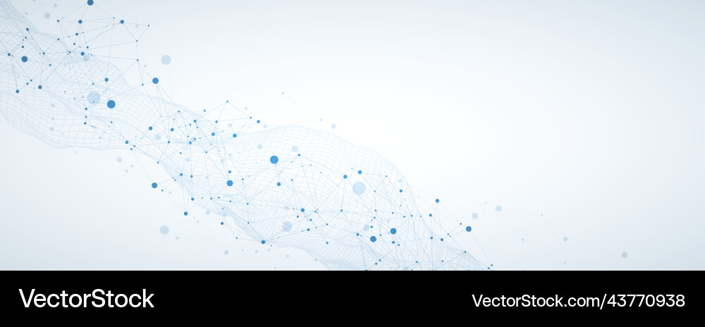 Template for science and technology presentation Template for science and technology presentation vector image