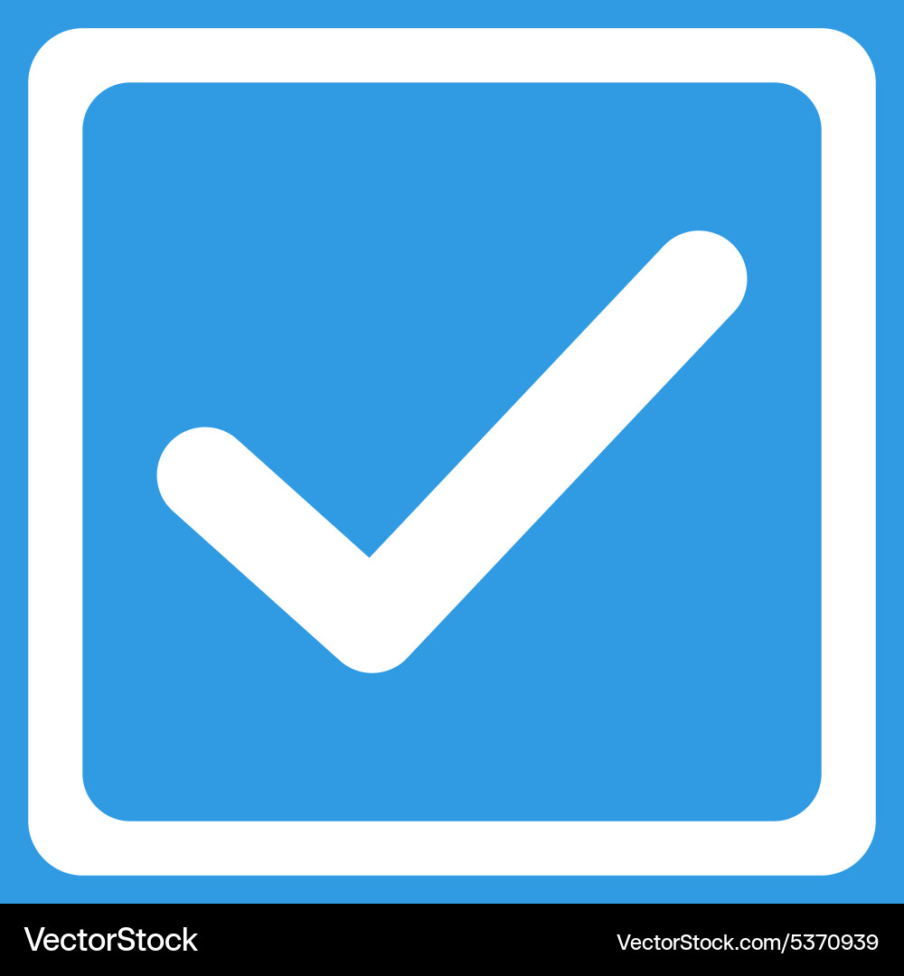 Checkbox icon Vector Image