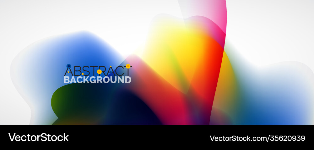 Fluid color gradient abstract background trendy Vector Image