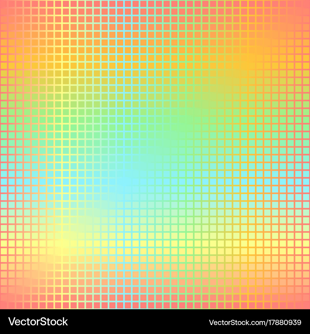 Glowing square pattern seamless gradient vector image