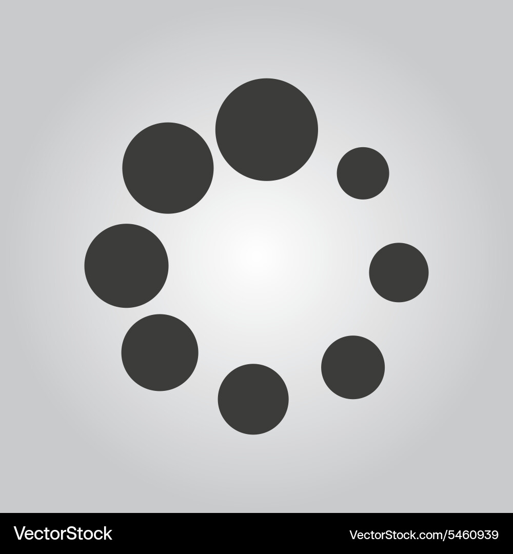 Loading icon load symbol flat vector image