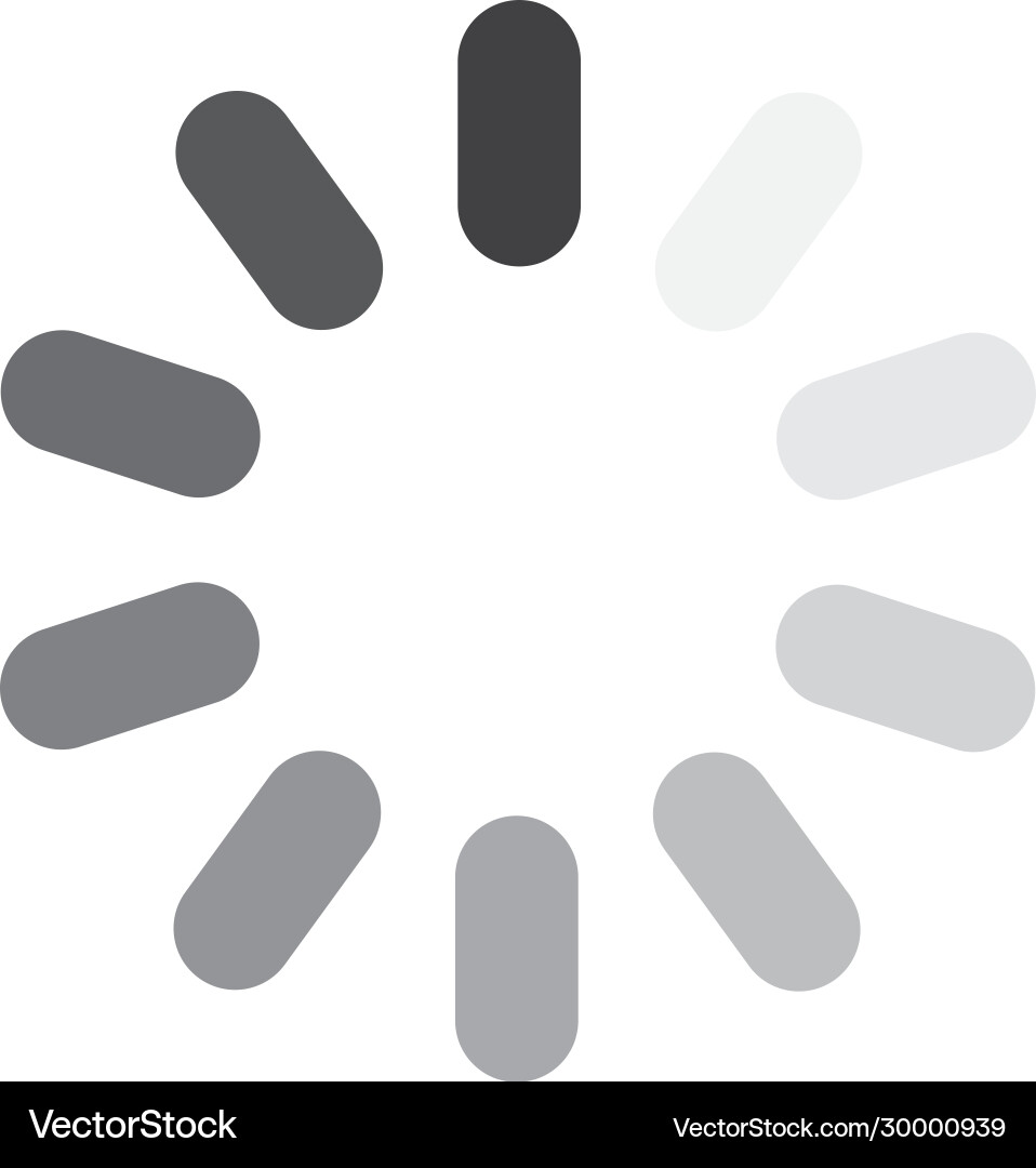 Loading indicator icon design vector image