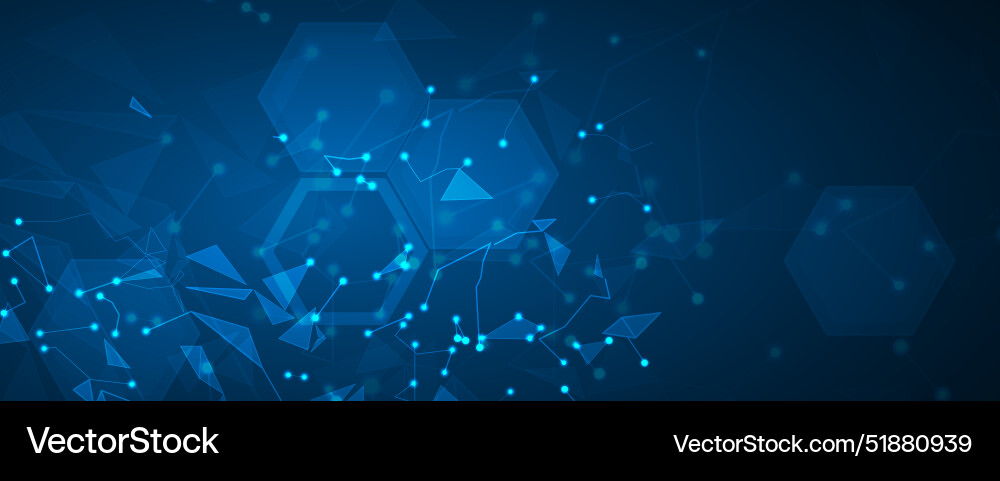 Neural network concept connected cells with links Neural network concept connected cells with links vector image