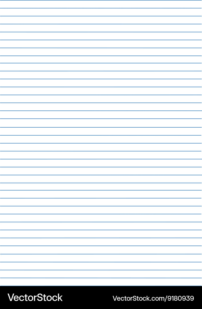 Notebook background paper in line vector image
