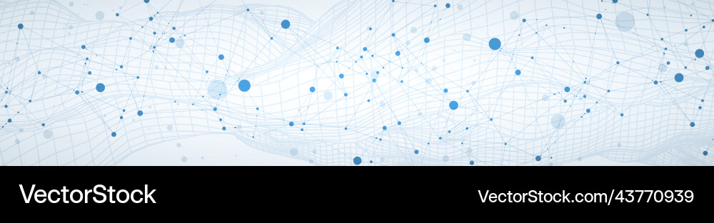 Template for science and technology presentation Template for science and technology presentation vector image
