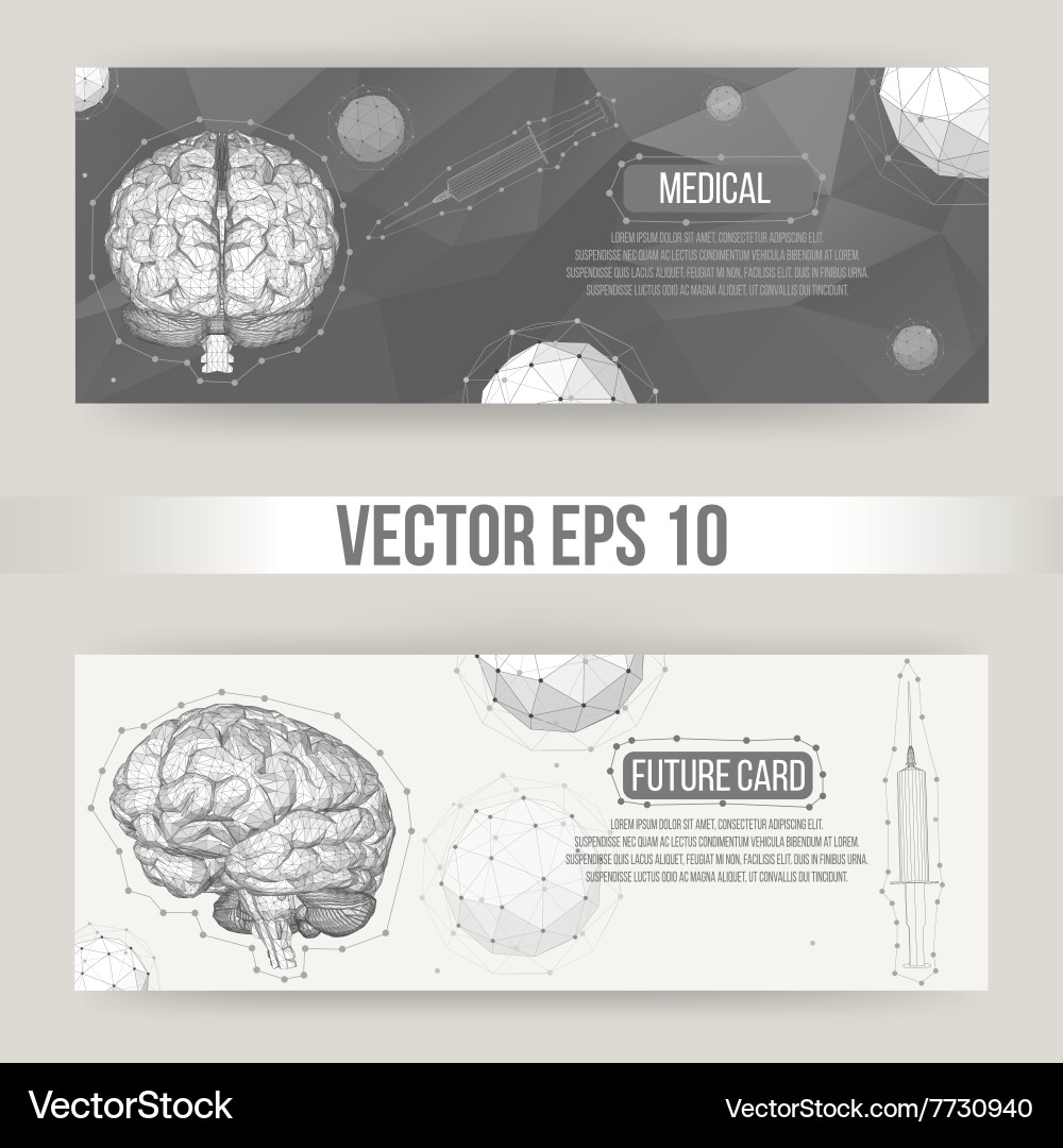 Abstract Brain Concept Background Vector Image