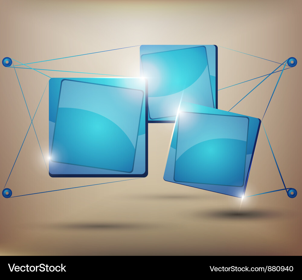 Abstract web element vector image
