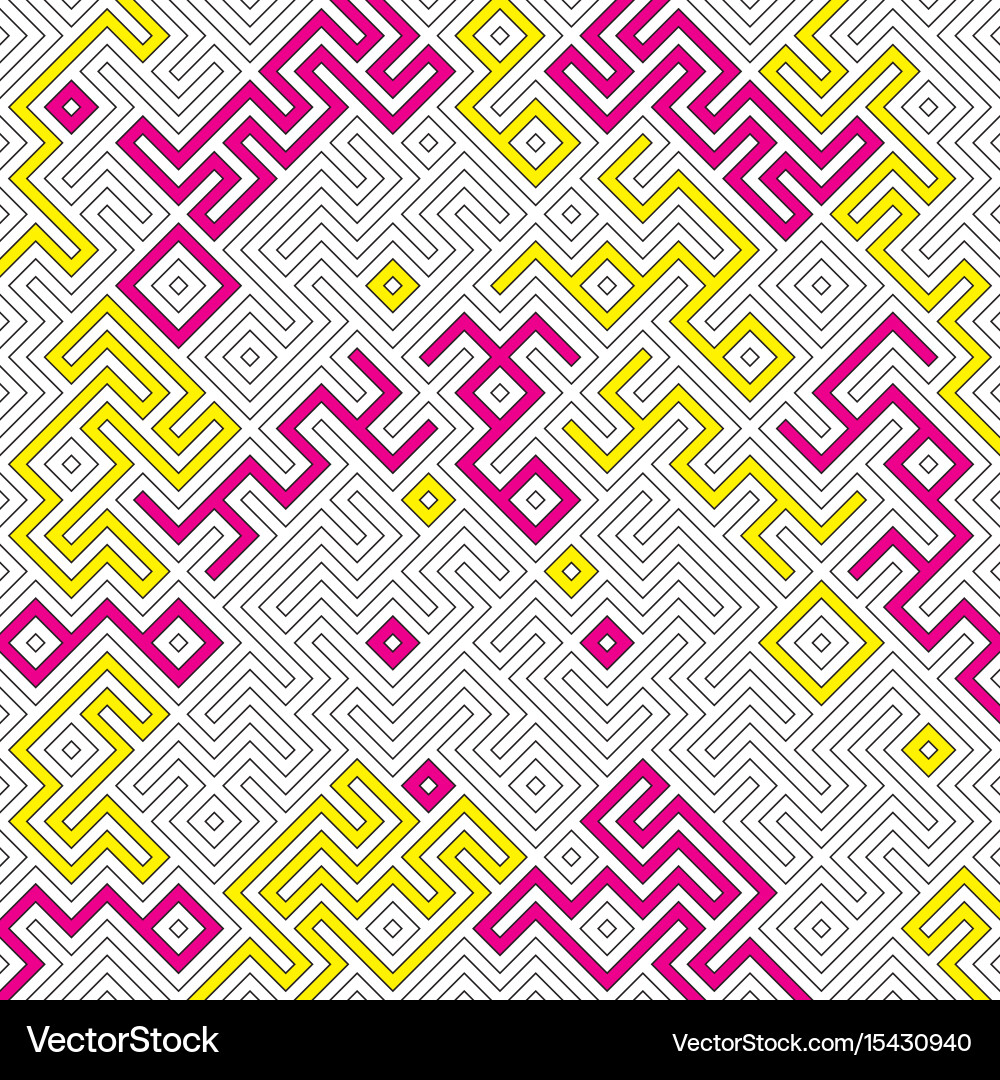 Background spiral square texture geometric pattern vector image