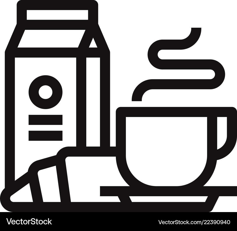Breakfast icon Breakfast icon vector image