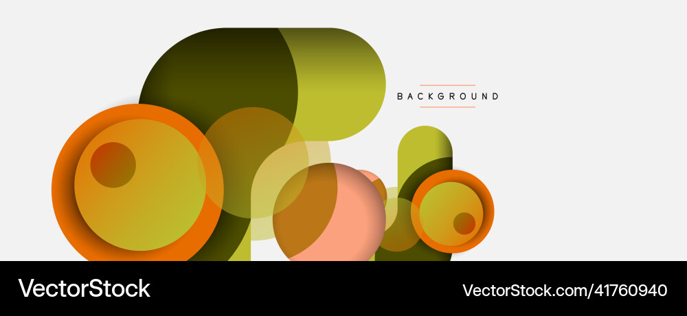 Circle and round shapes abstract background Circle and round shapes abstract background Vector Image