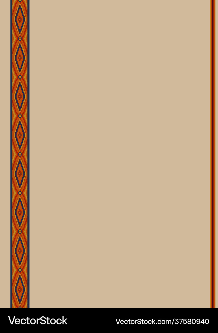 Ethnic pattern background with copy space Ethnic pattern background with copy space vector image