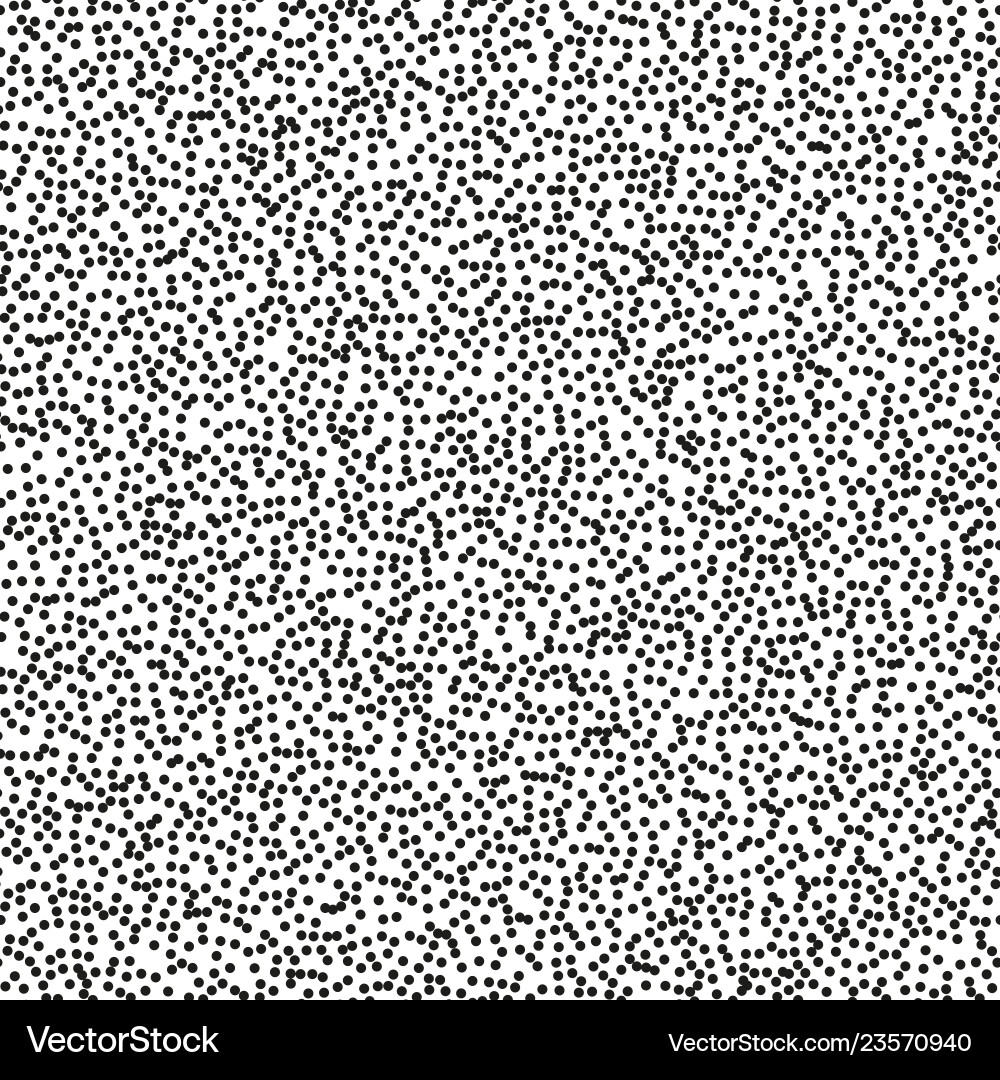 High Density Dots Pointillism Pattern vector image