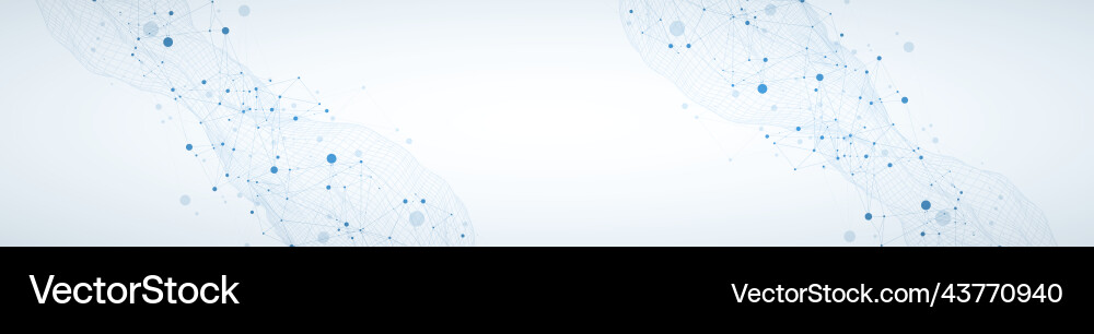 Template for science and technology presentation Template for science and technology presentation vector image