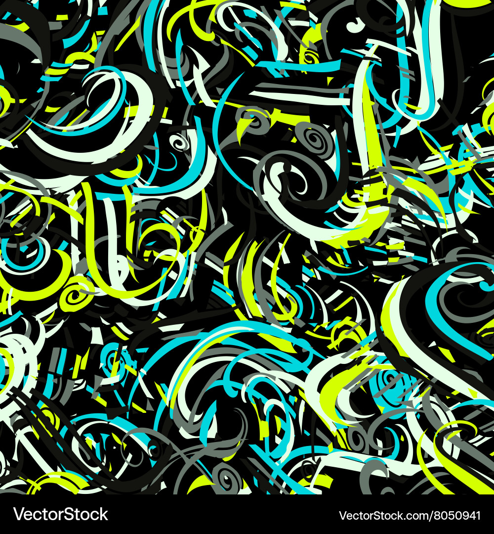 Background pattern with circles strokes vector image