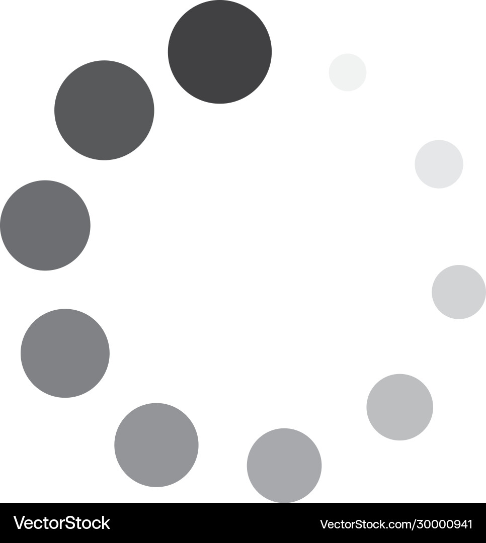 Loading indicator icon design vector image