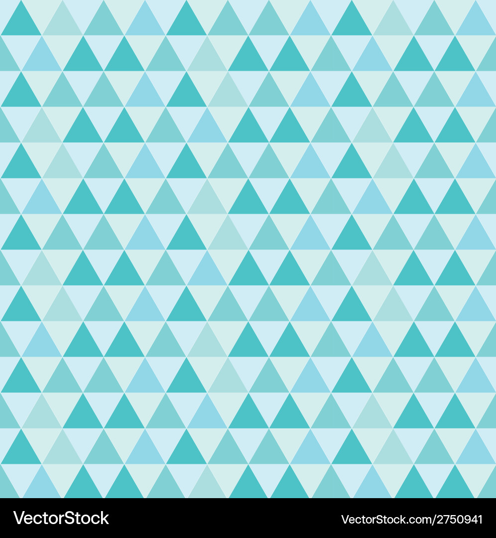 Seamless triangle pattern background vector image