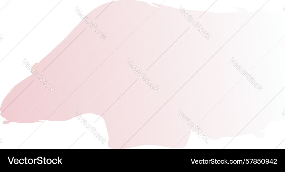 Abstract flowing shape with soft pink gradient vector image