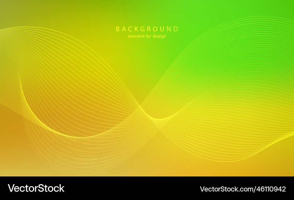 Abstract gradient background wave element Abstract gradient background wave element vector image