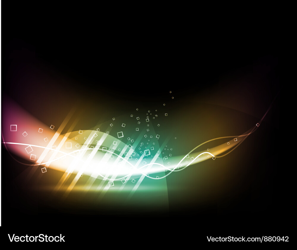 Energetic Wave Pattern Vector Image