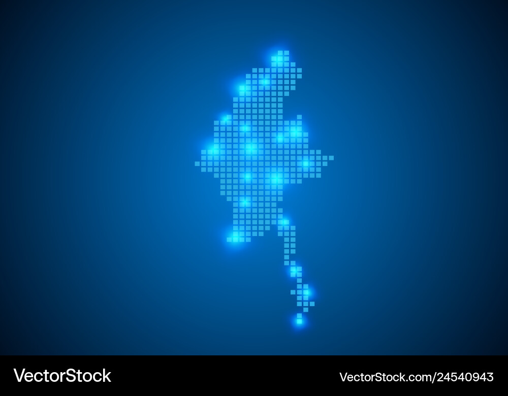 Abstract blue background with map internet line Abstract blue background with map internet line vector image
