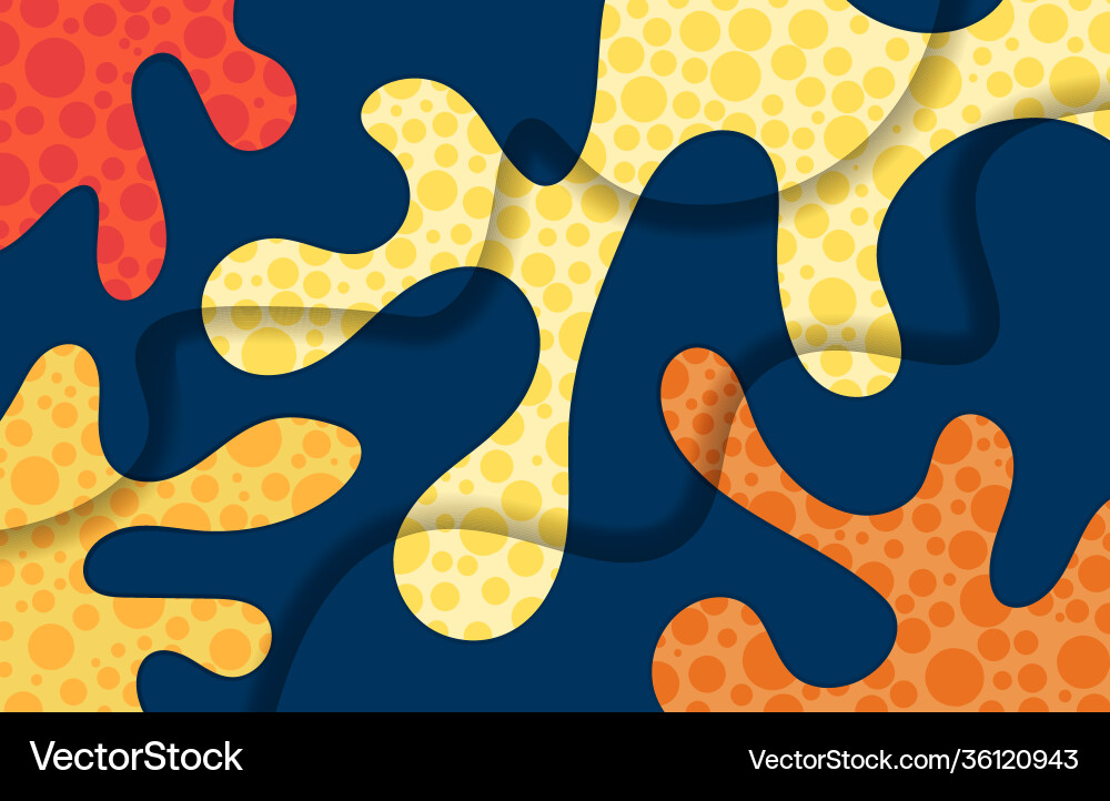 Abstract fluid style colorful layout 3d Abstract fluid style colorful layout 3d vector image