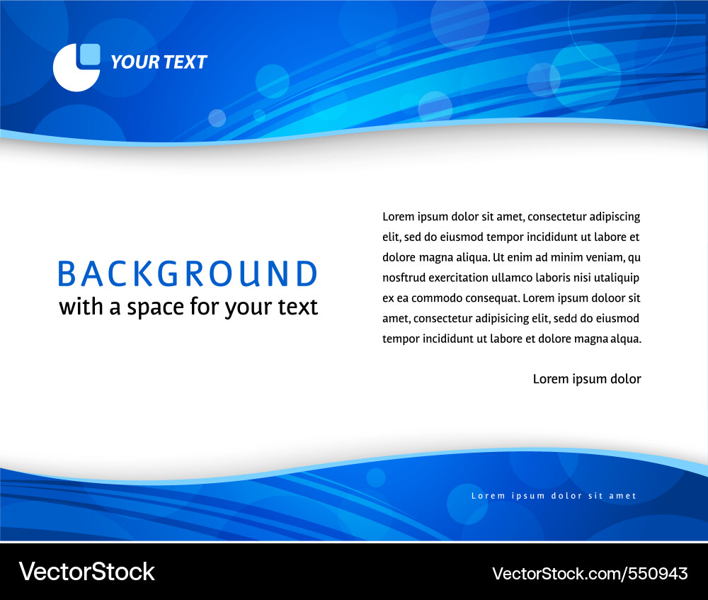 Abstract Wave Background vector image