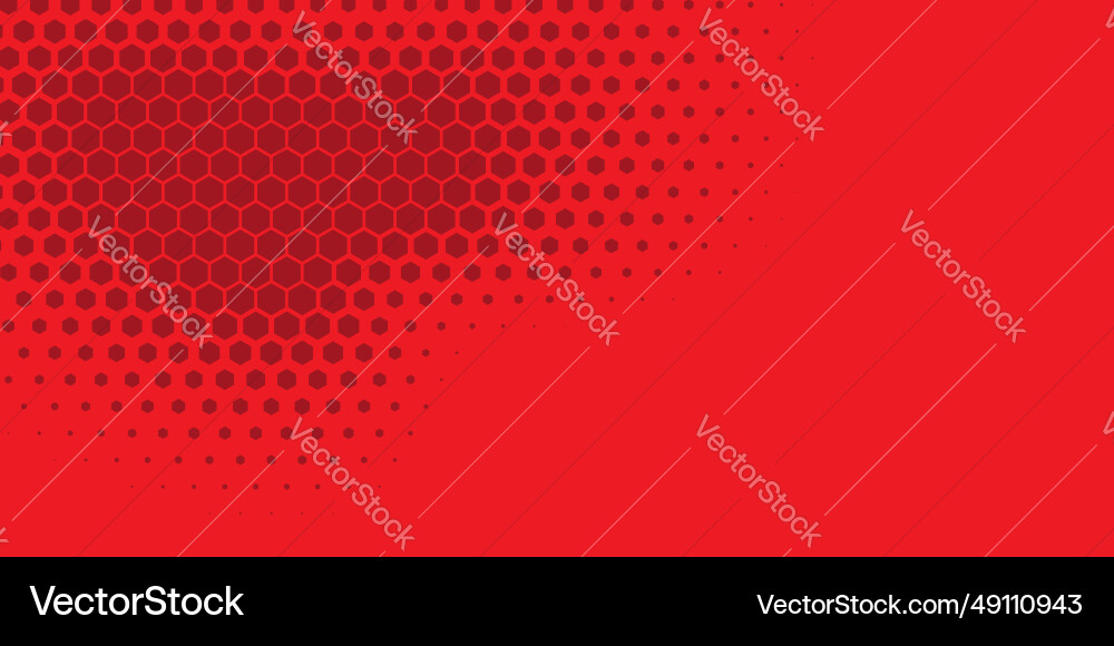 Geometric abstract hexagon two color background vector image