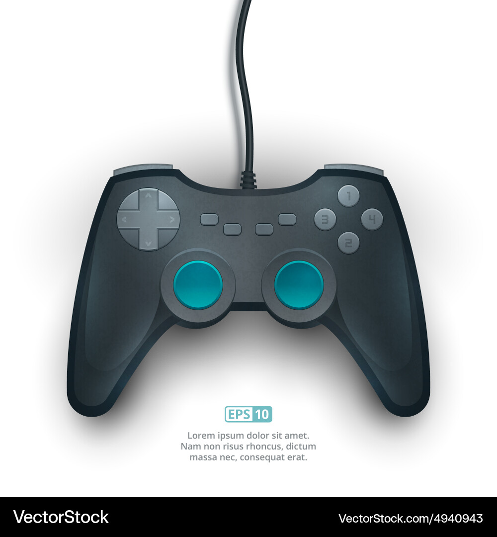 Modern Game Controller vector image