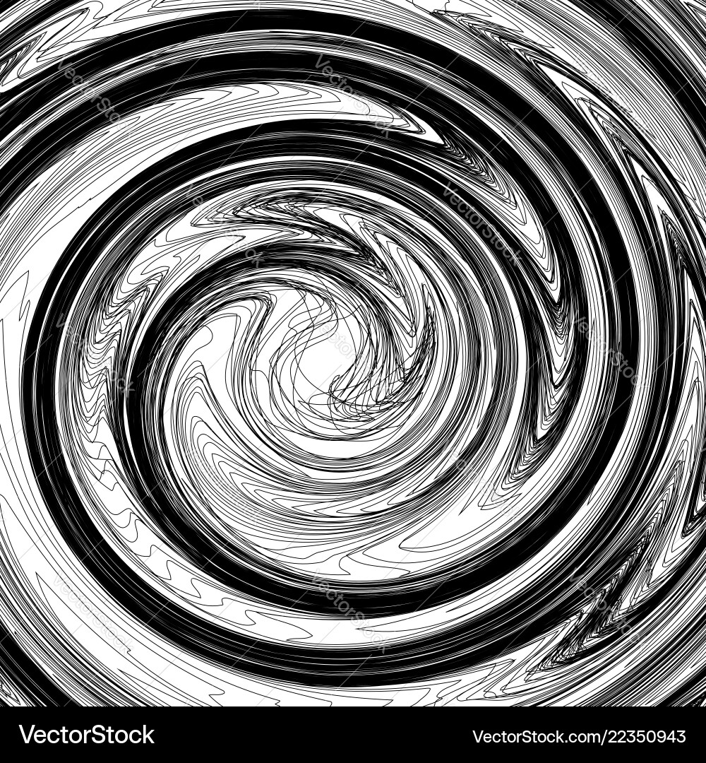 Set of lines twisted into a spiral shape Set of lines twisted into a spiral shape vector image