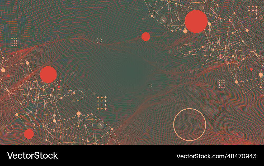 Template for science and technology presentation Template for science and technology presentation Vector Image