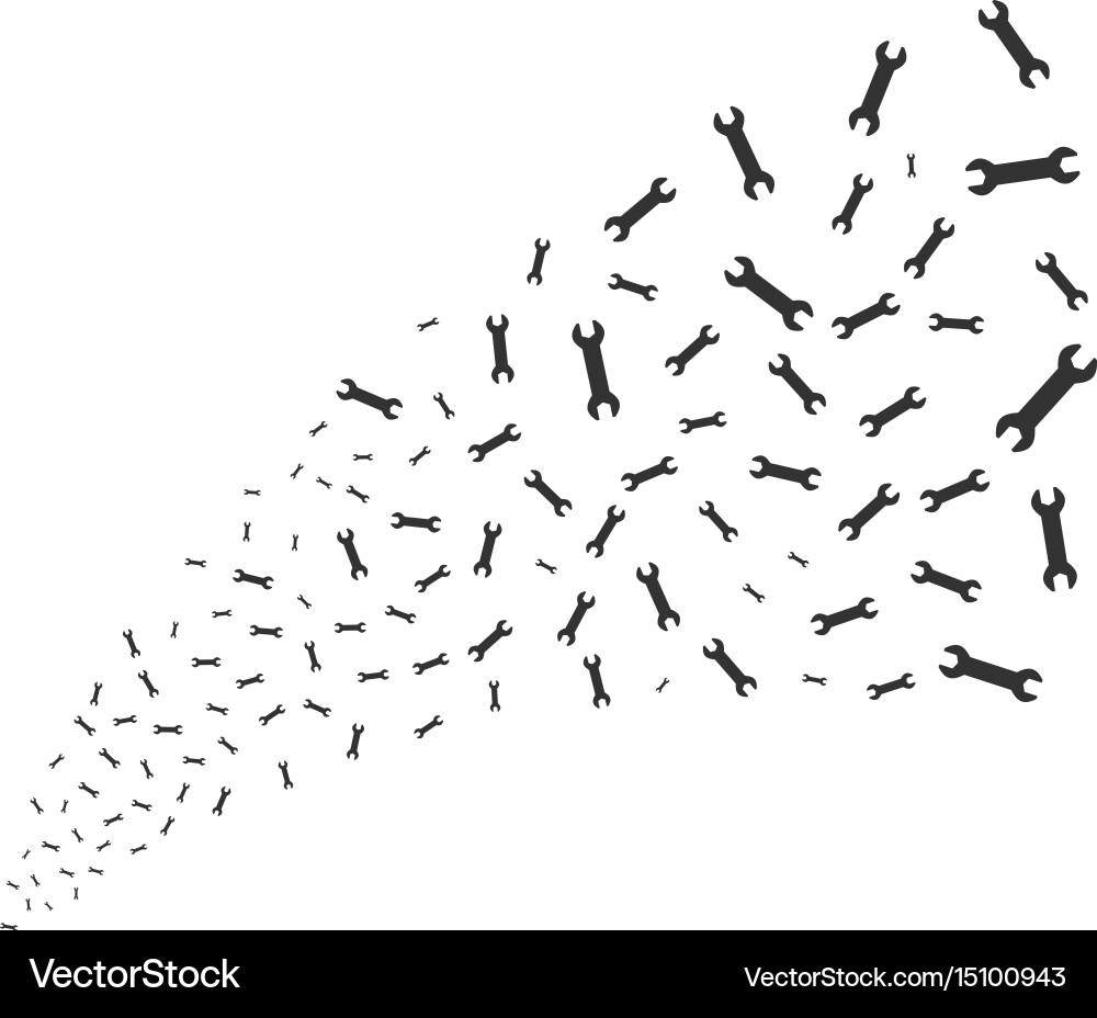 Wrench source stream Vector Image