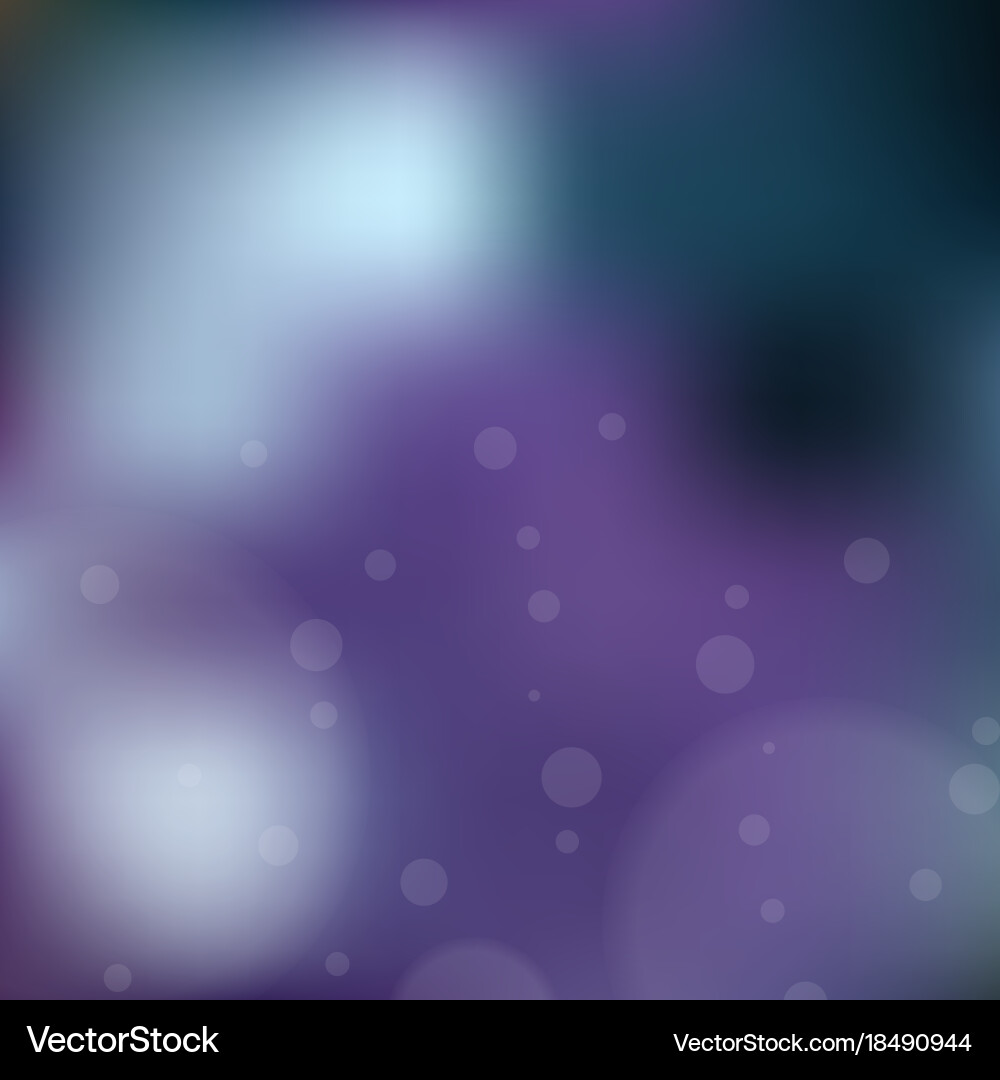 Blurred background with bokeh Vector Image