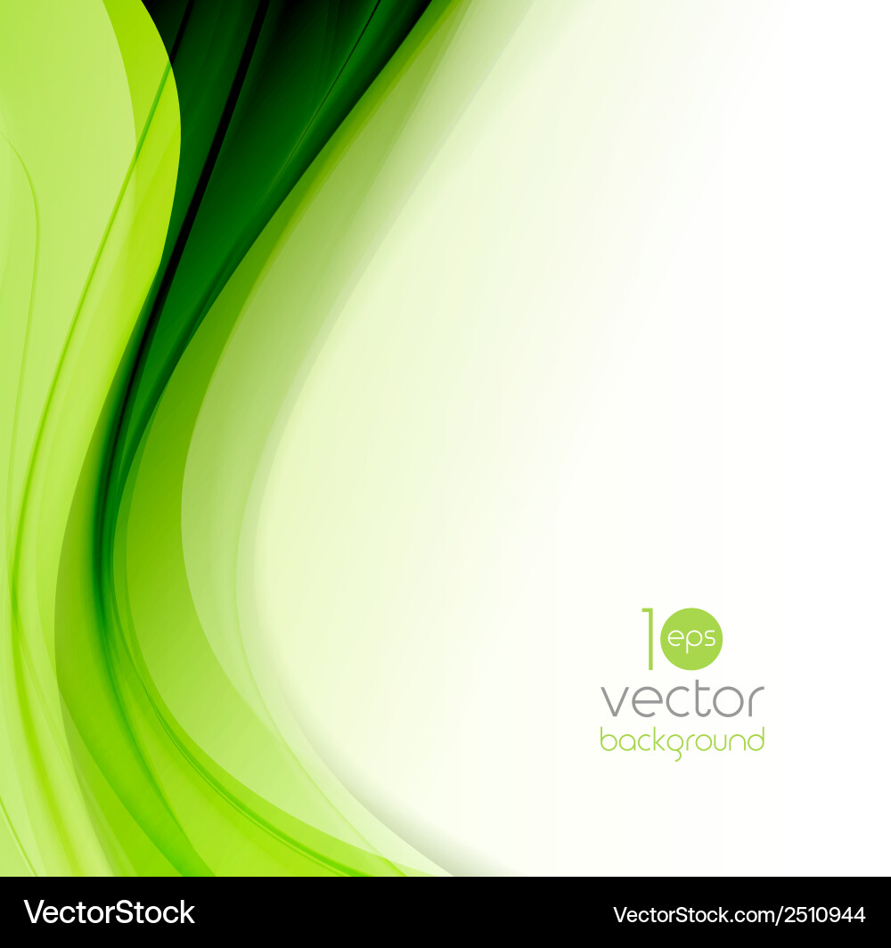 Dynamic Color Wave Background vector image