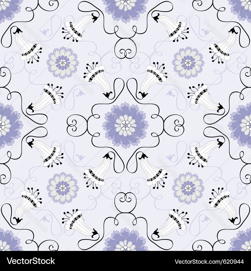 Seamless pattern vector image