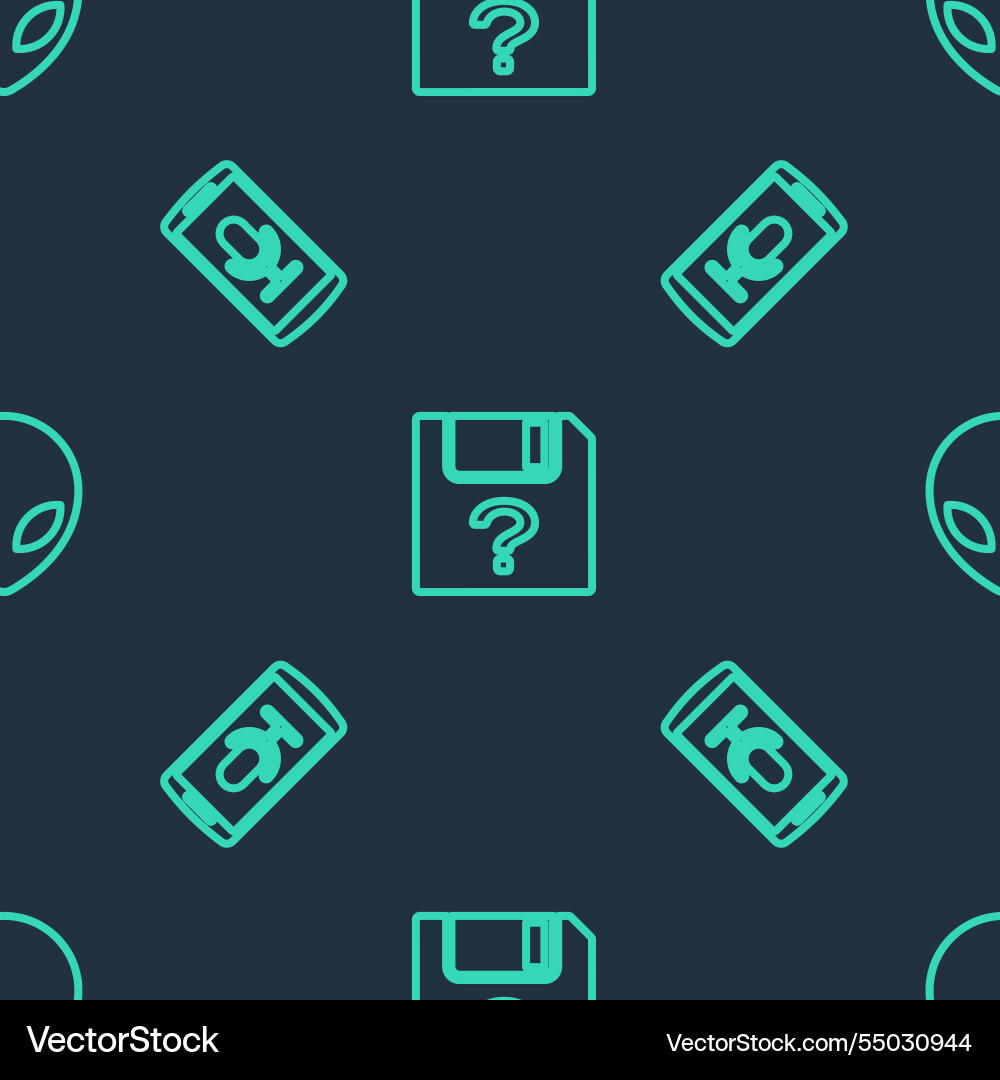 Set line unknown document mobile recording Set line unknown document mobile recording vector image