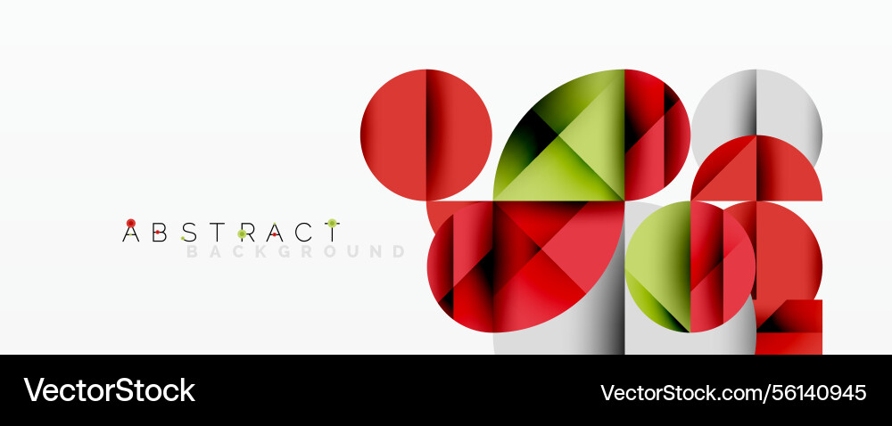 Abstract geometric composition overlapping Abstract geometric composition overlapping vector image