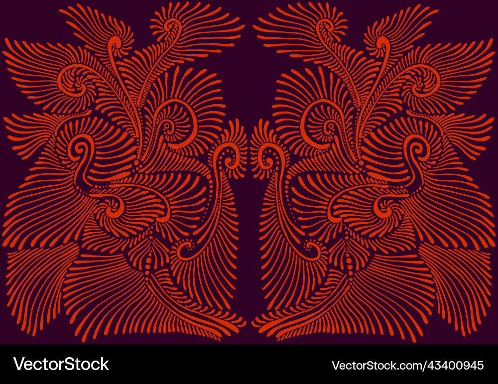 Abstract pattern ethno style stylish background Abstract pattern ethno style stylish background Vector Image