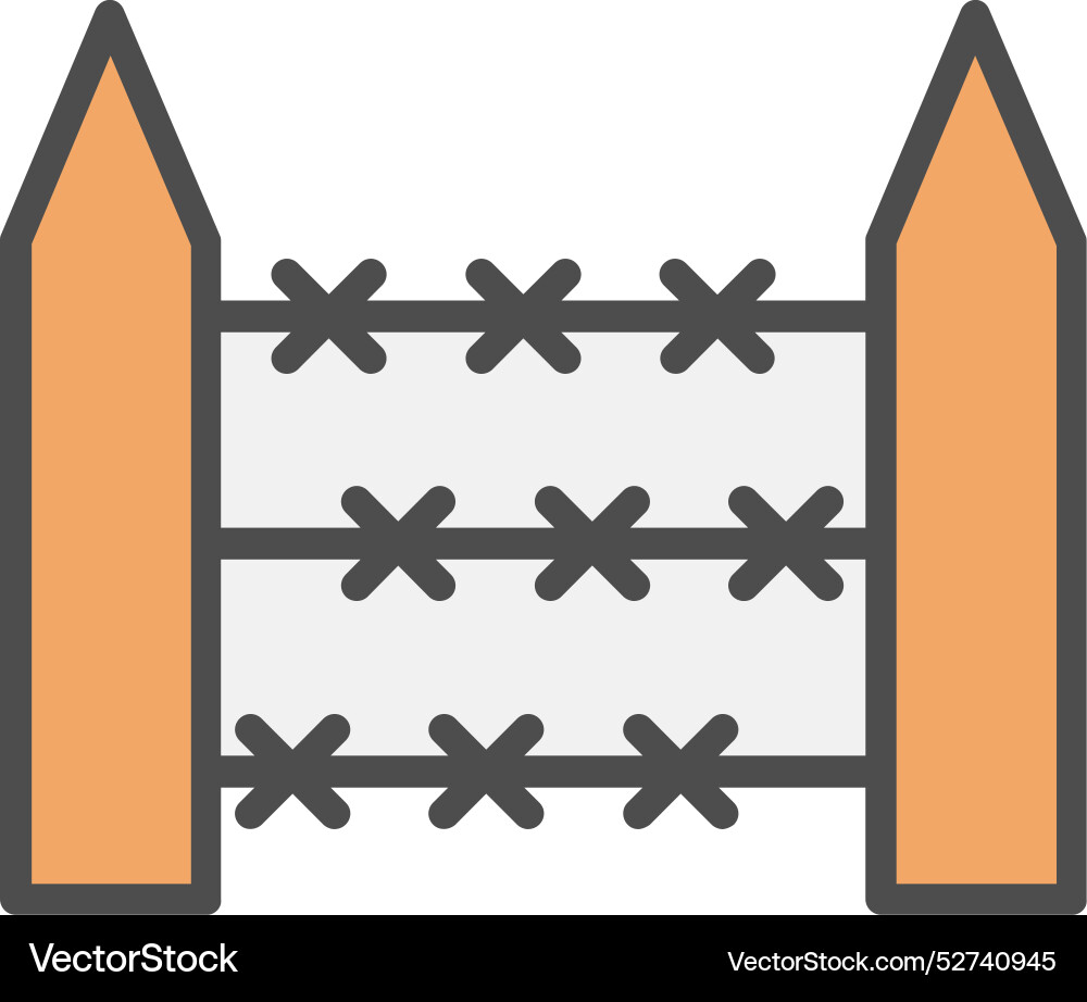 Border line filled icon design Vector Image