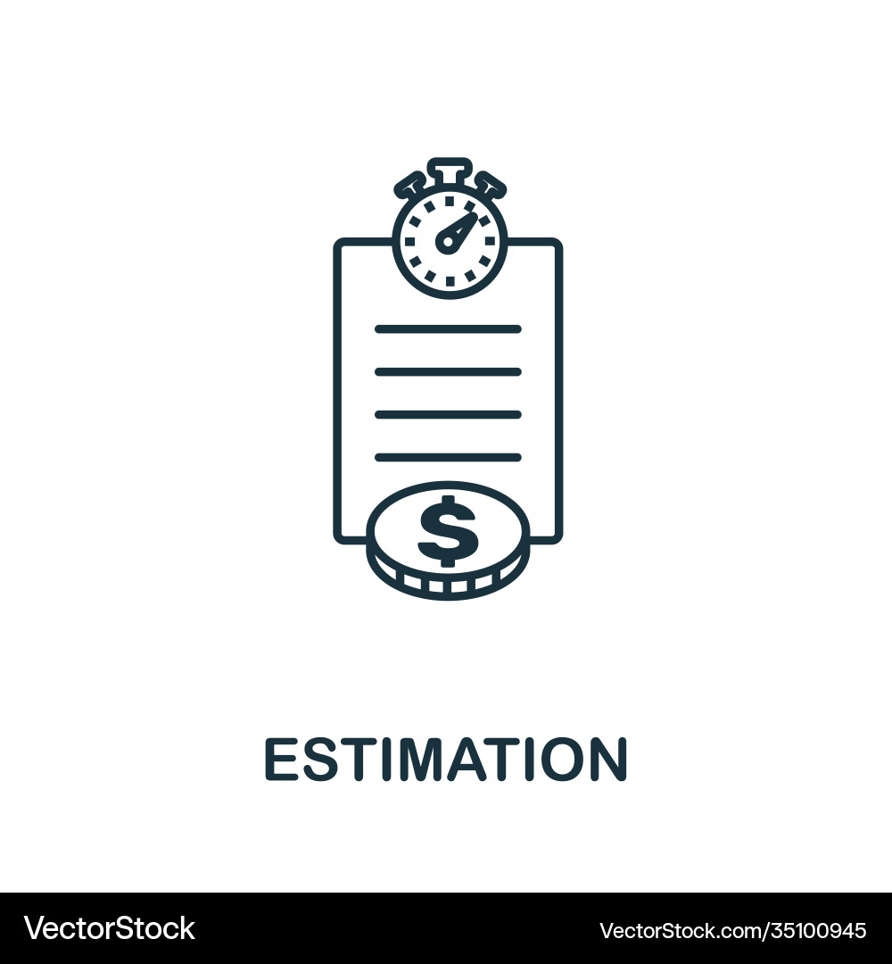 Icon Line Style Element von agile vektorbild