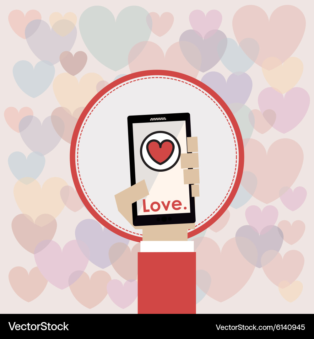 Message design vector image