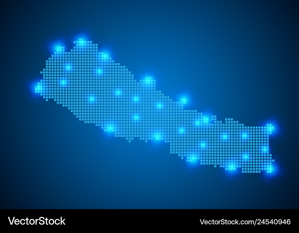 Abstract blue background with map internet line Abstract blue background with map internet line vector image