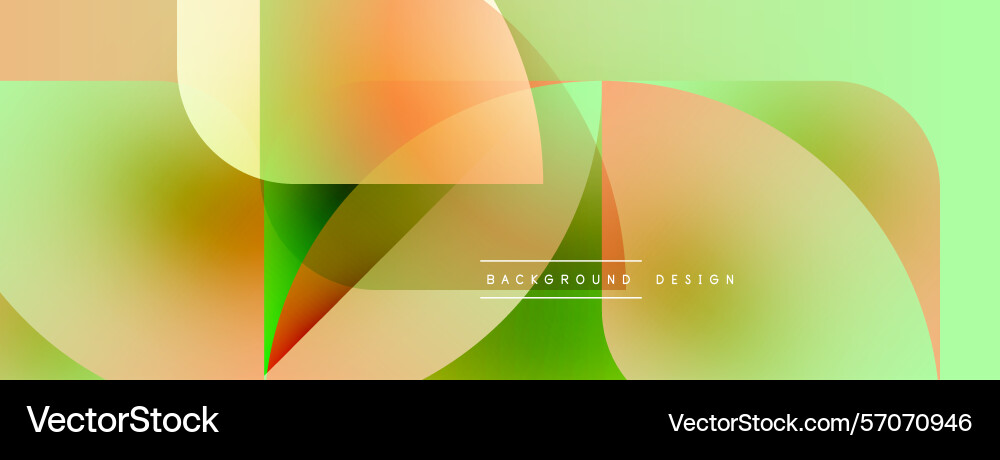 Abstract geometric shapes overlap creating Abstract geometric shapes overlap creating vector image