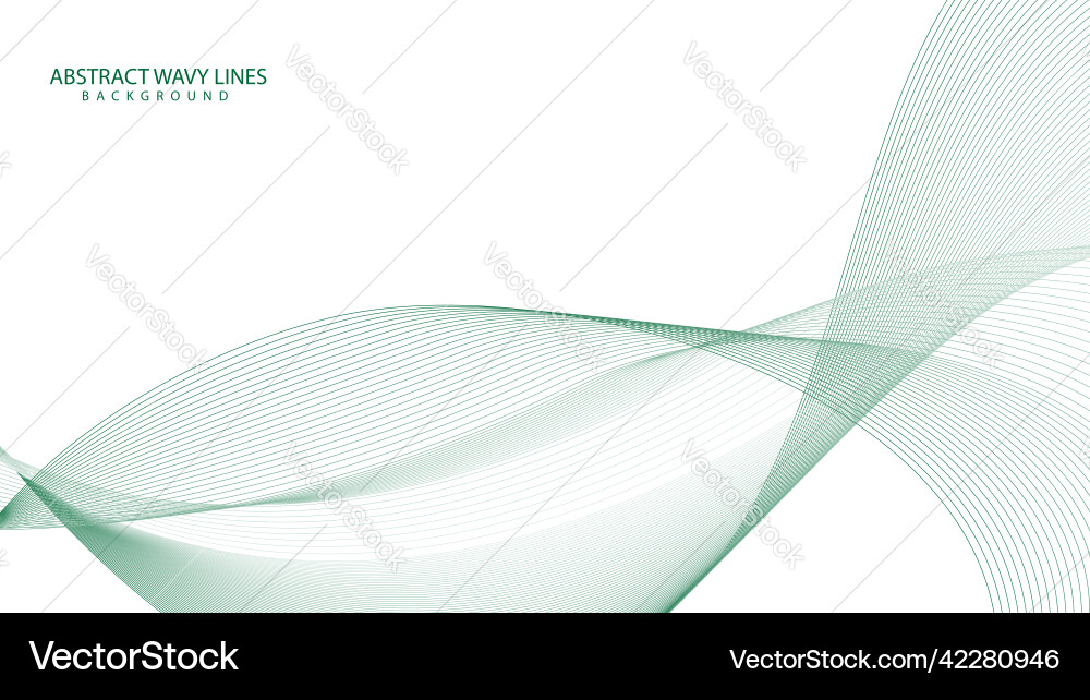 Abstract motion wave gradient line background vector image