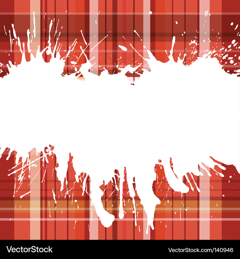 Checkered Pattern with Splatters Vector Image